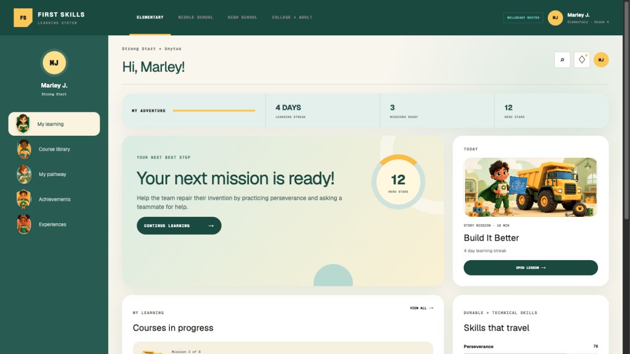 First Skills Elementary LMS